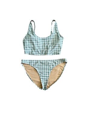 Old Navy two-piece gingham swimsuit - large